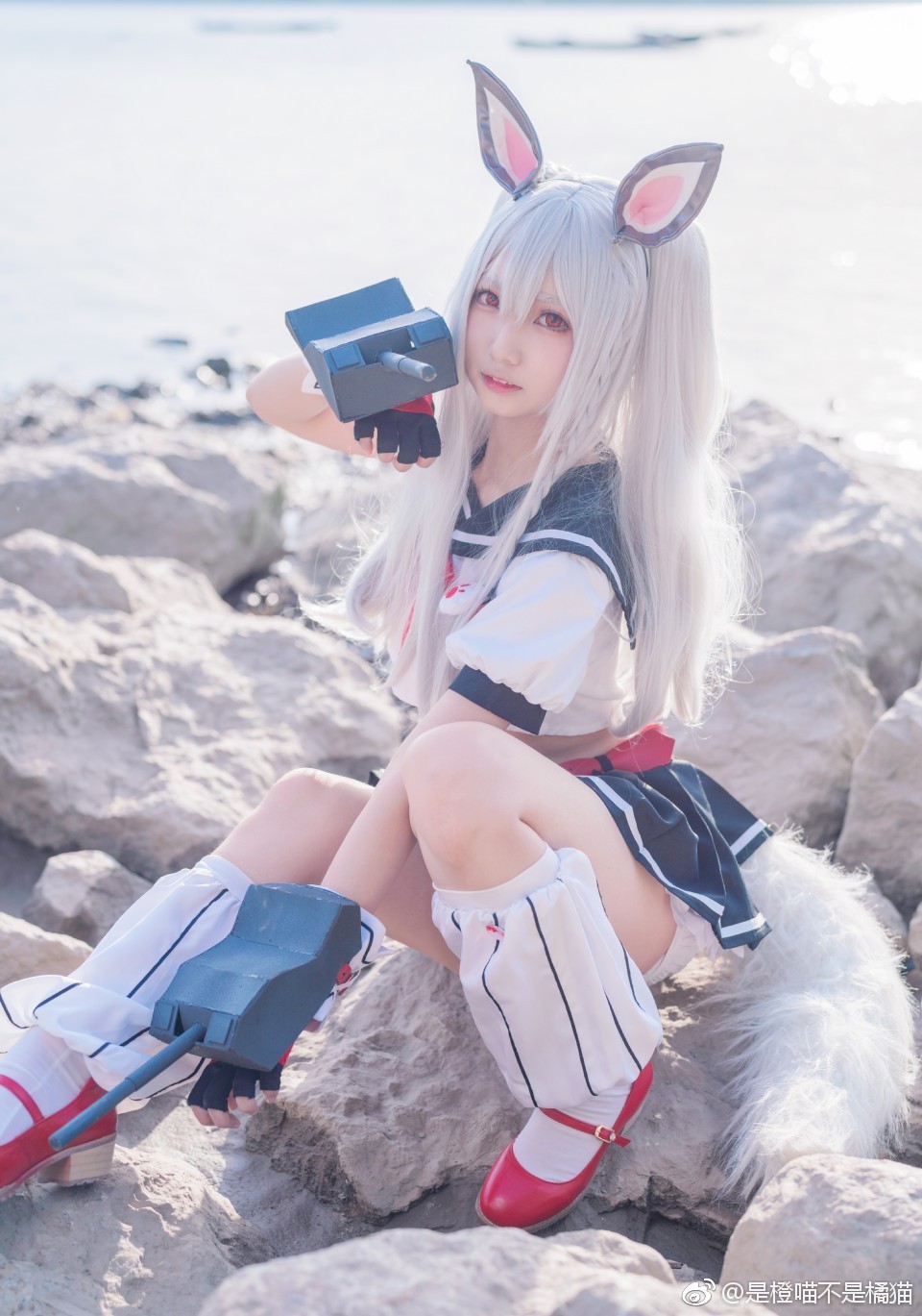 橙喵碧蓝航线夕立cosplay4