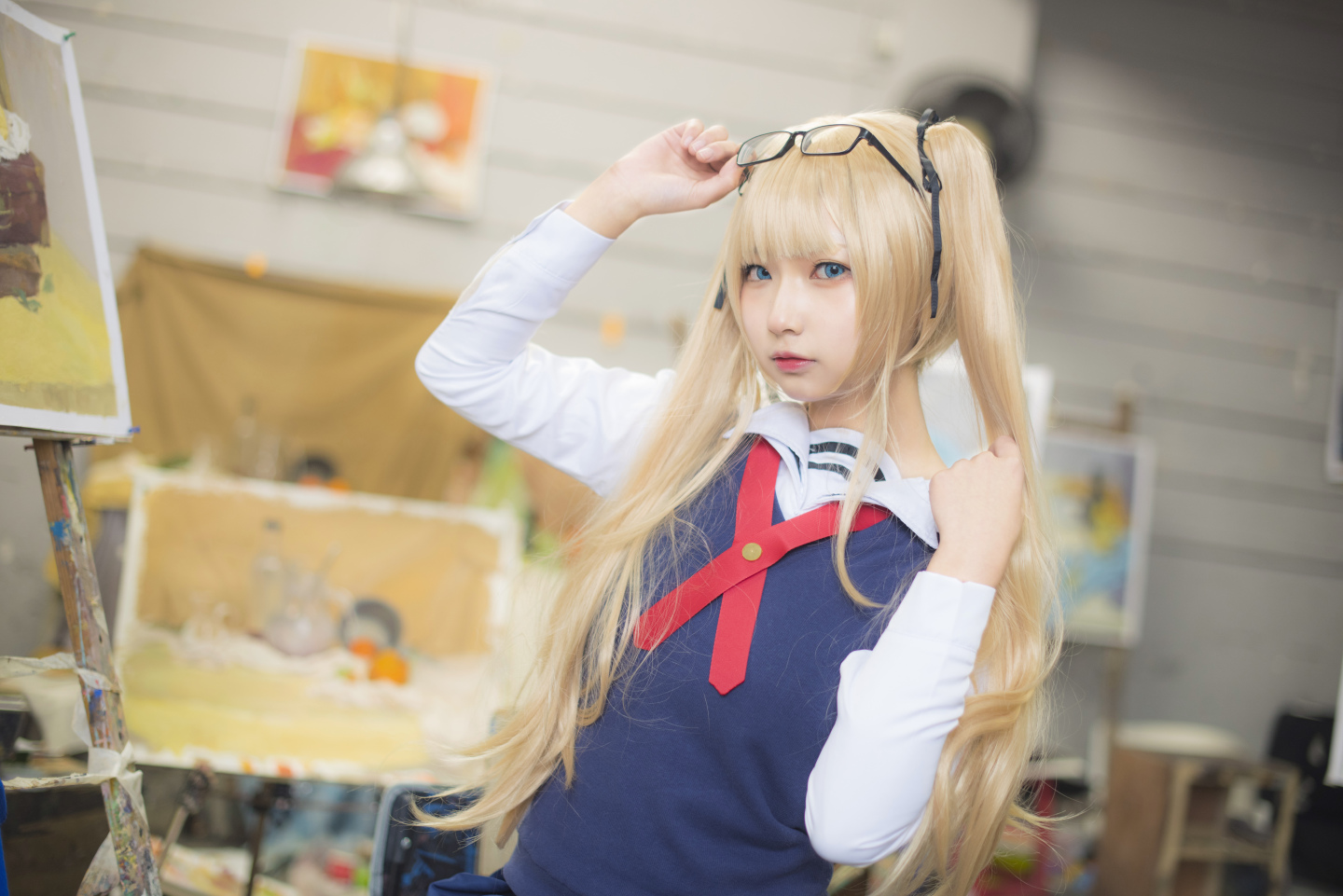 橙喵路人女主的养成方式英梨梨cosplay1