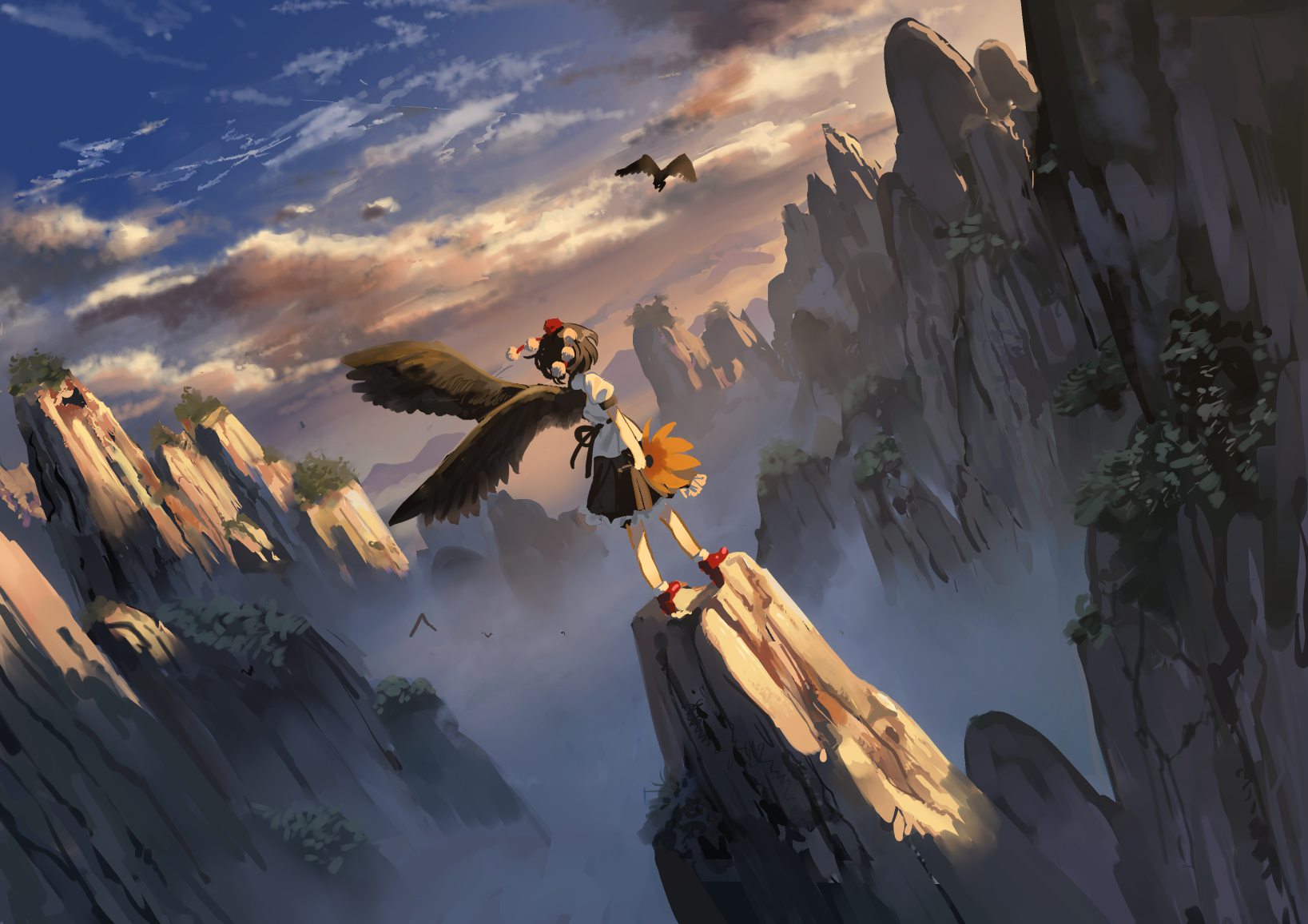 天狗の里 画师:砂(s37d) #东方##东方趣图##东方project##东方美图