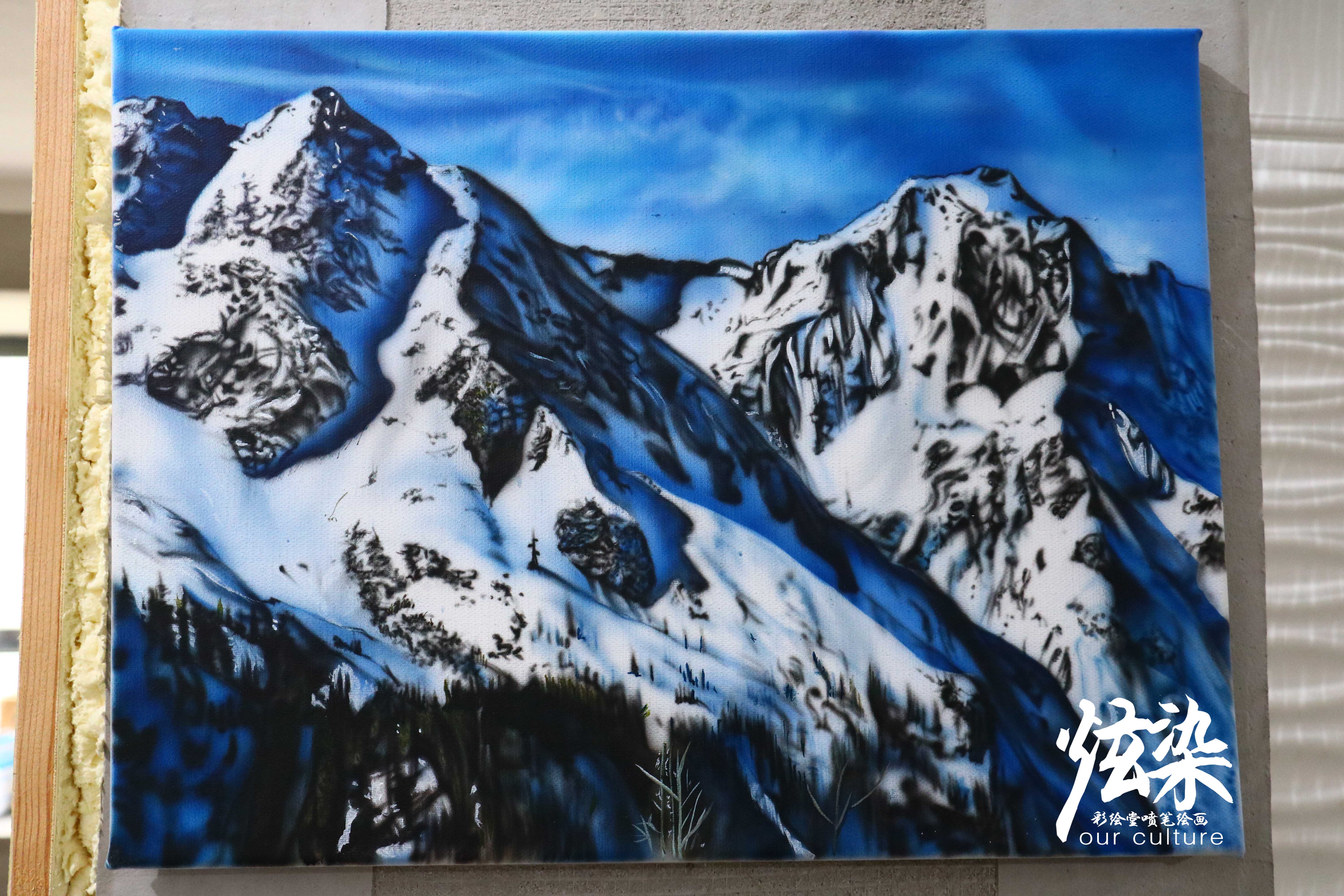 炫染彩绘堂-杰哥喷笔彩绘绘画点点滴滴 _ 杰哥喷笔绘画 _ 哔哩哔哩