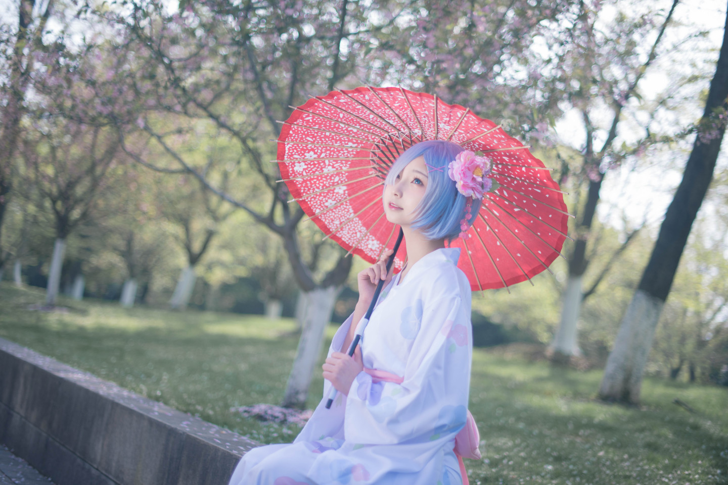 橙喵从零开始的异世界生活雷姆cosplay3