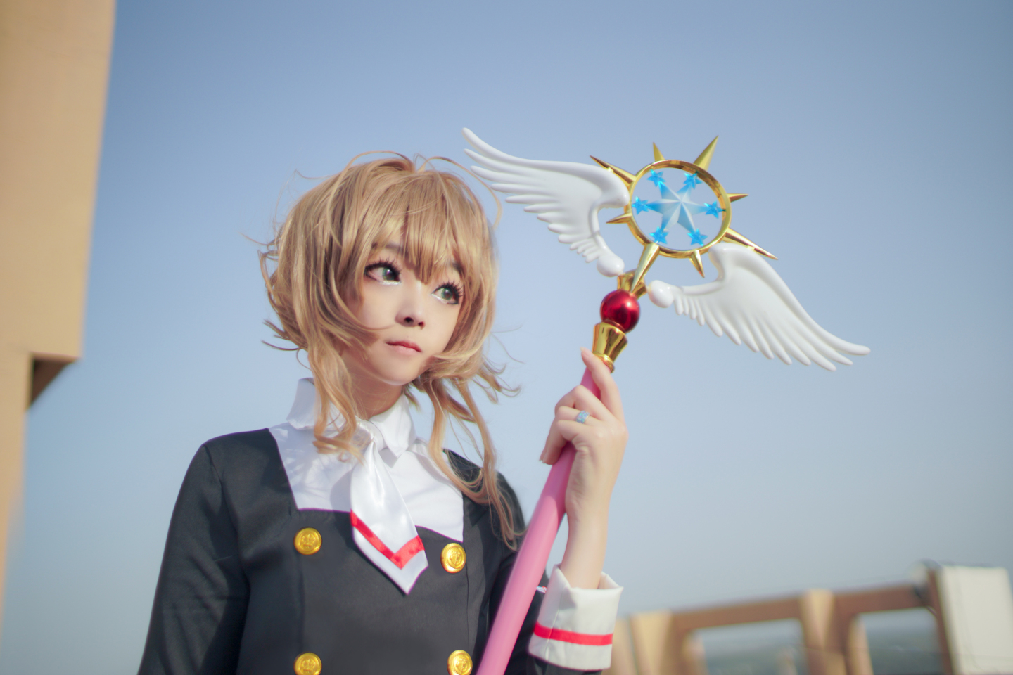 鬼肆魔卡少女樱透明牌篇小樱CosPlay5