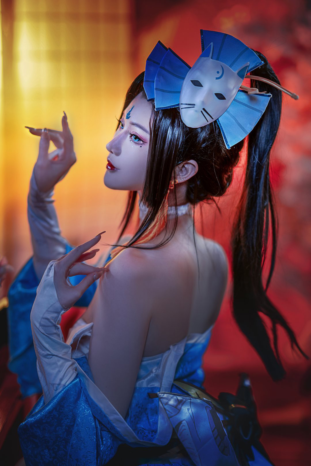 露兒大魔王王者荣耀不知火舞魅语CosPlay10