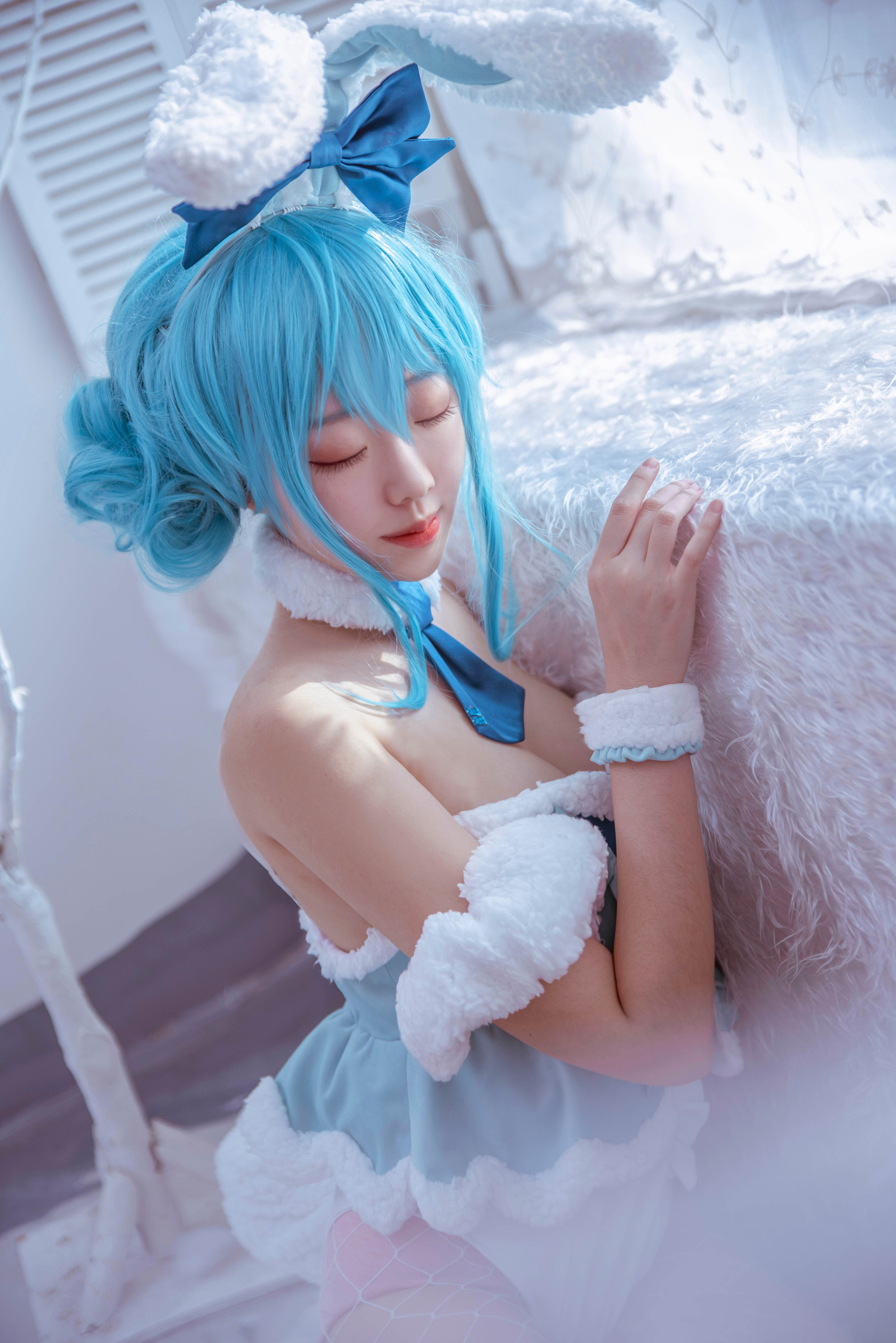 想不到名字的阿八初音兔女郎Cosplay9