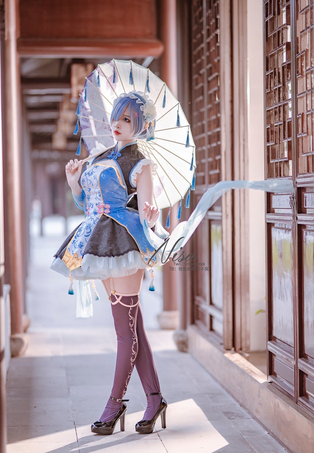 二佐Nisa蕾姆旗袍cosplay6