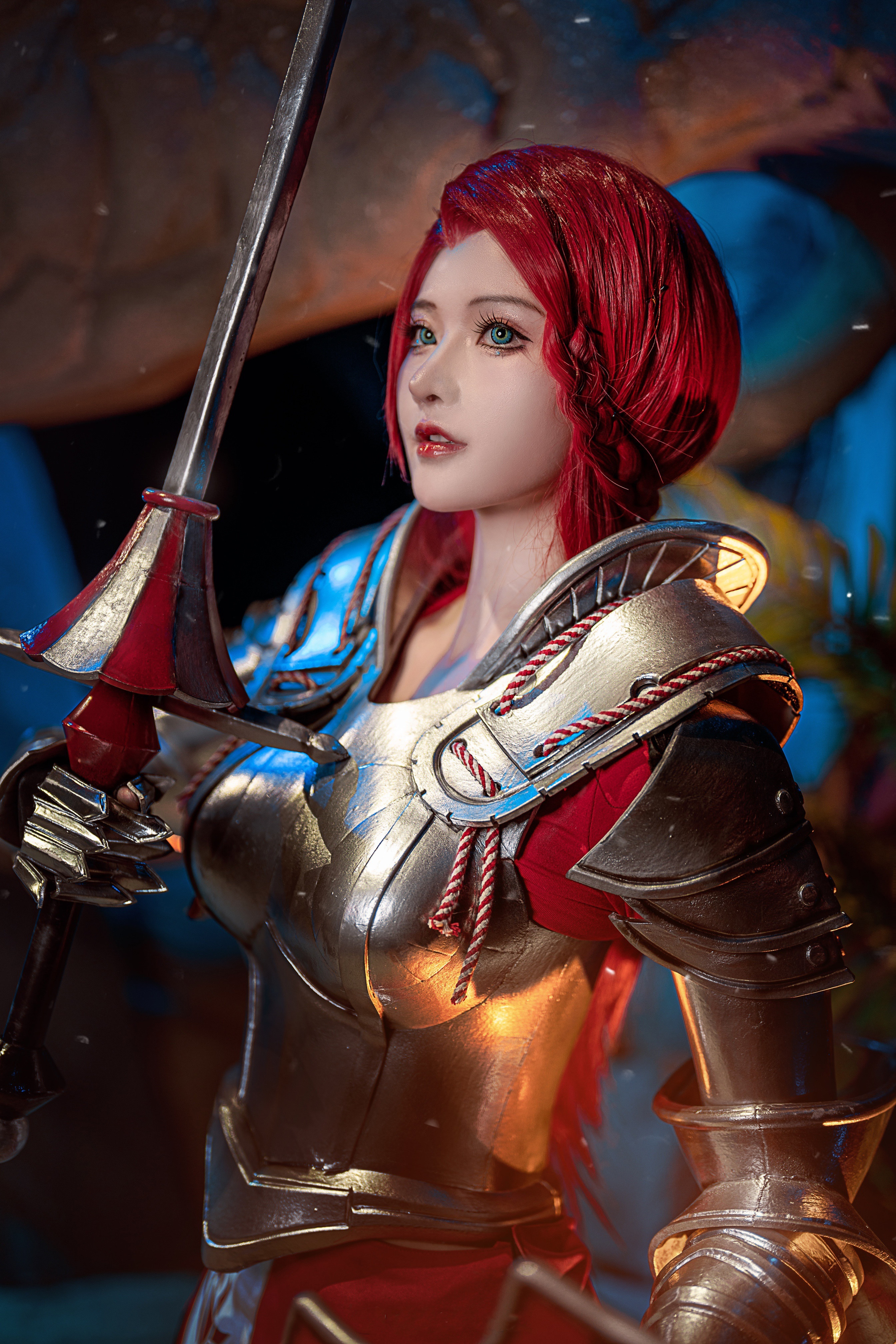 露兒大魔王黑色沙漠手游女武神CosPlay6