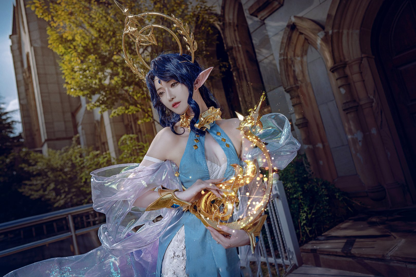 露兒大魔王魔灵时代月光女神CosPlay6