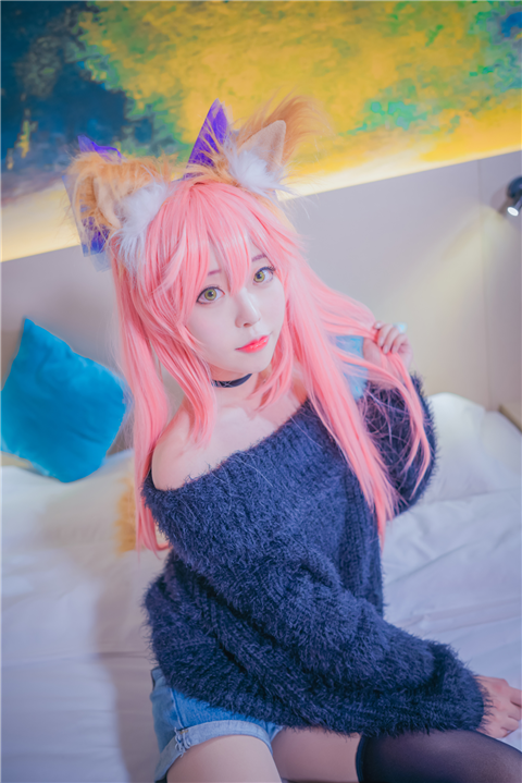 辰苏灼耀婴勺FATE同人毛衣Cosplay9