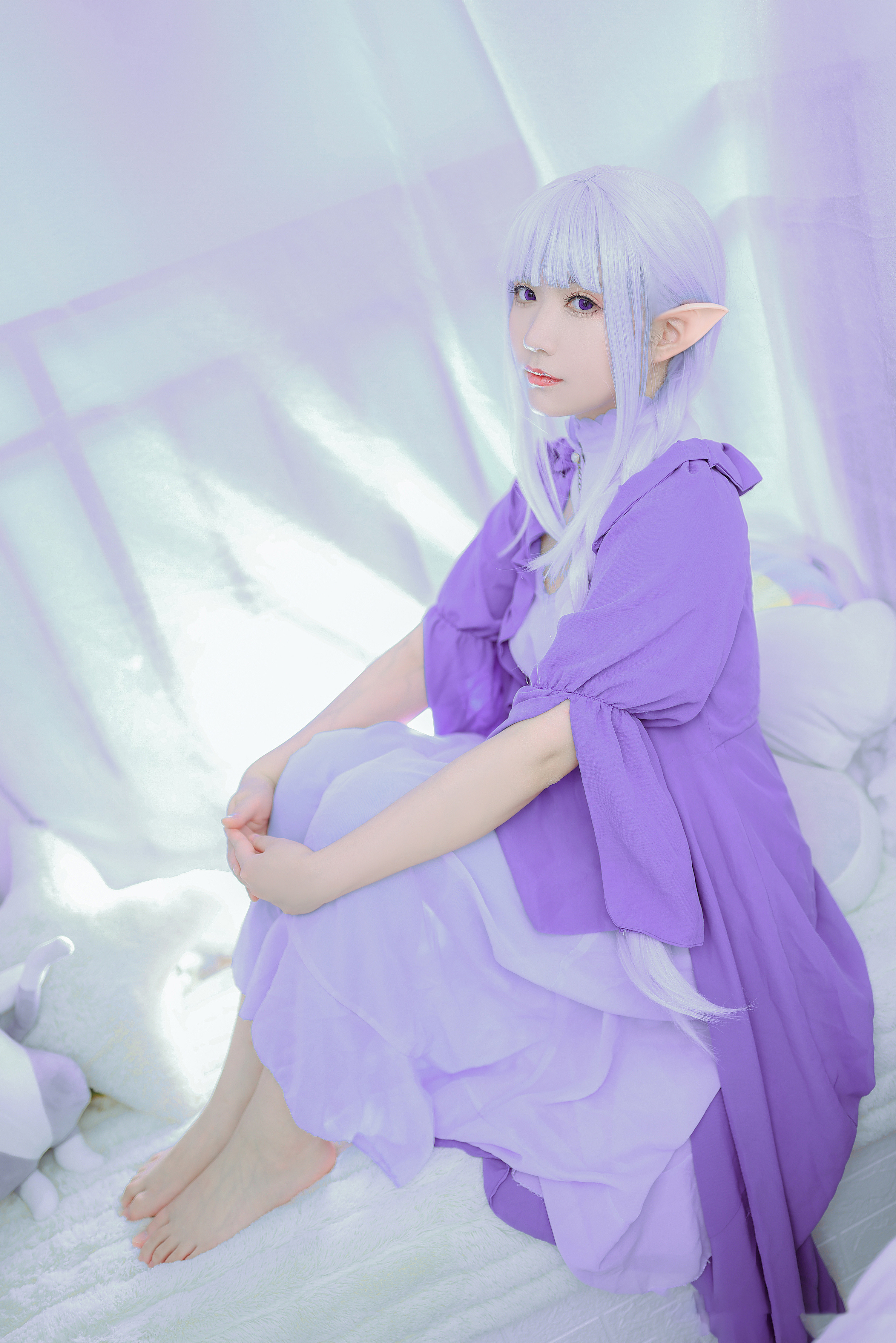 一只郁_可爱_凛RE从零开始的异世界生活爱蜜莉雅CosPlay6