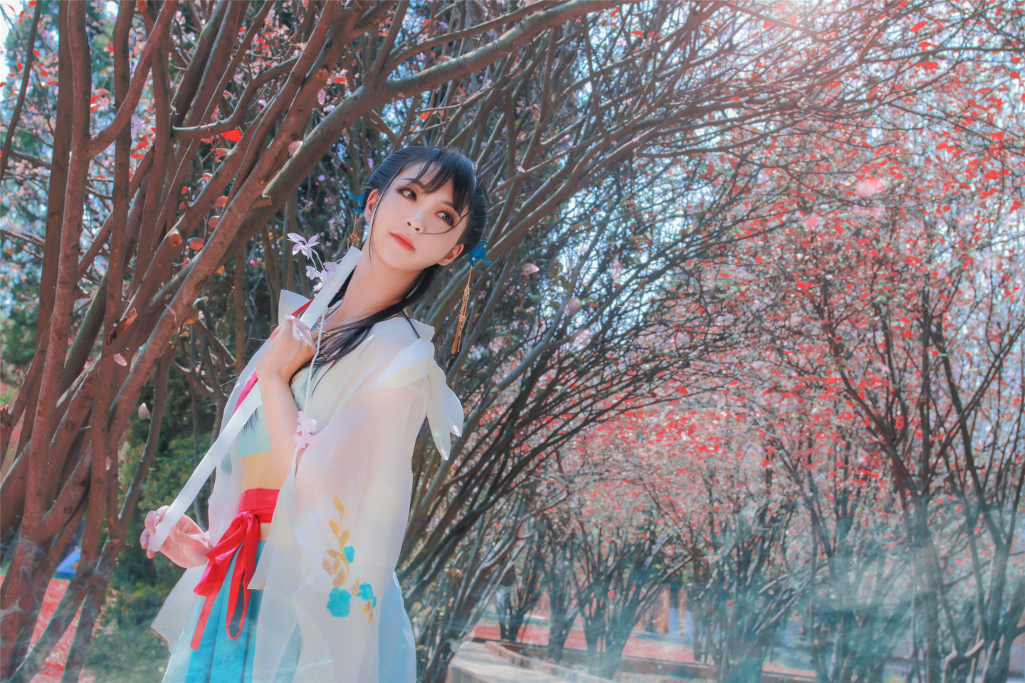 瑶音天涯明月刀心王醉花阴少女CosPlay4