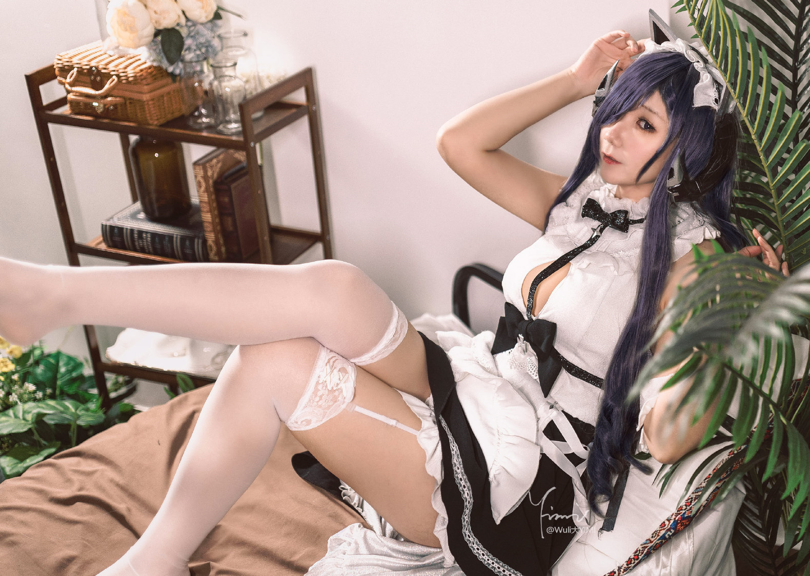 wuli大YIMI奥古斯特冯帕塞瓦尔女仆魔女cosplay5