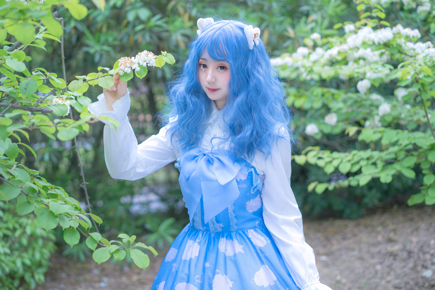 雪殇 lolita 贝壳星辰 JSK cosplay2