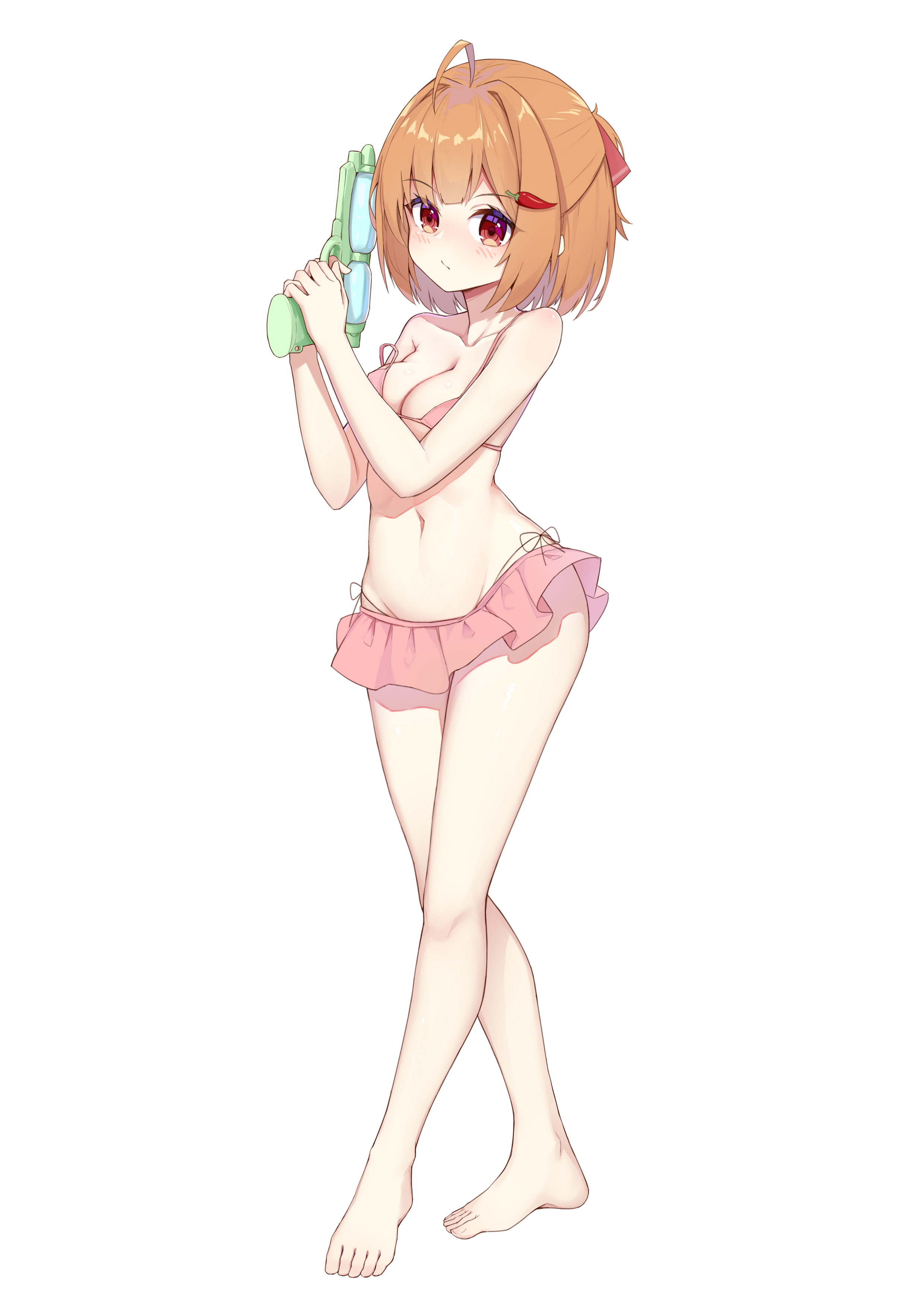 摸个泳装[doge]#绘画