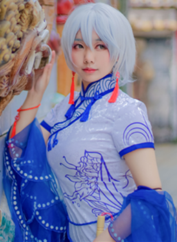 太子Vsinger言和青花瓷同人旗袍Cosplay