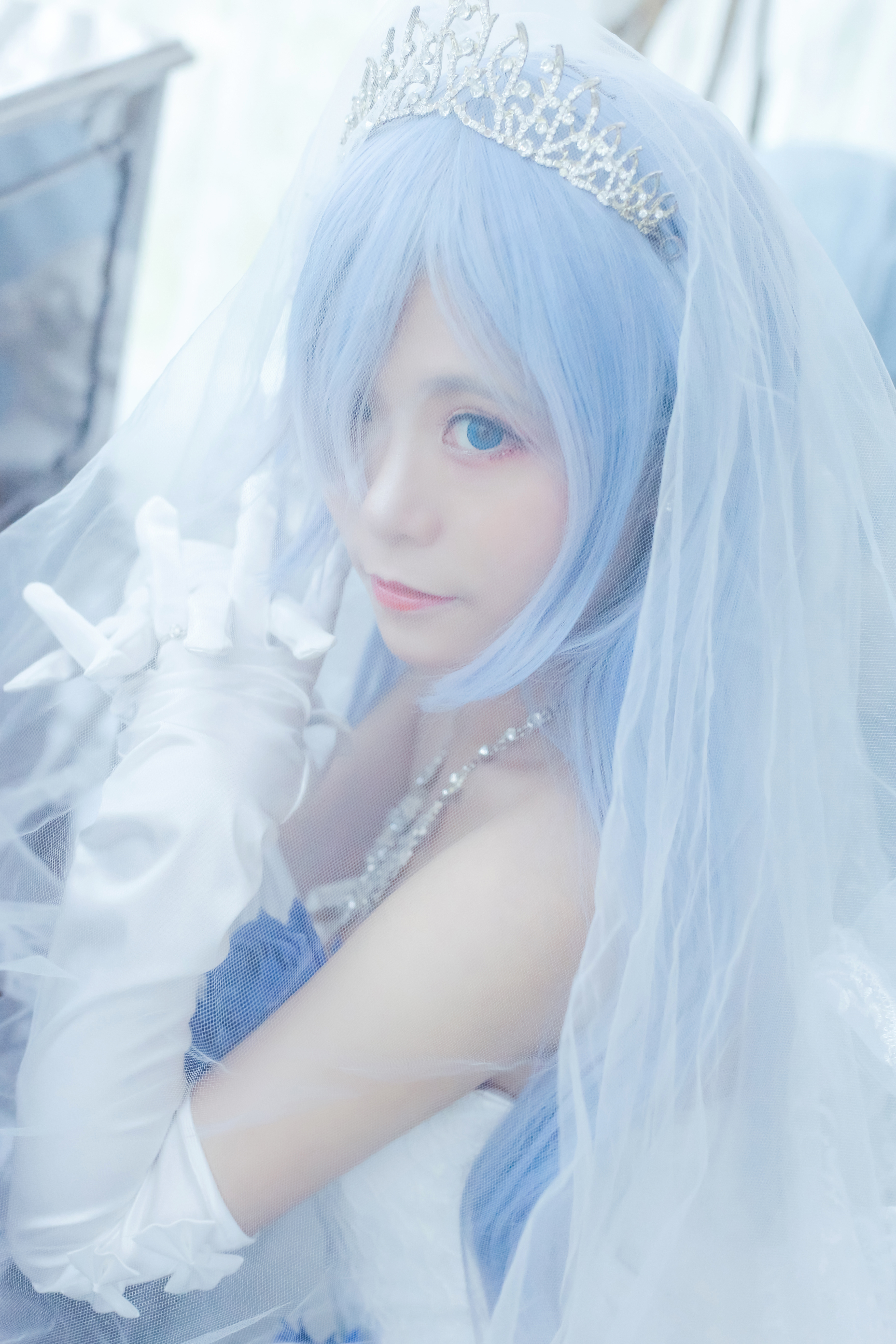 洛城雪Yuki雷姆花嫁CosPlay7