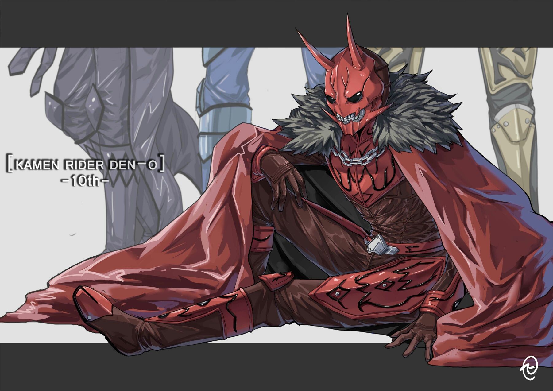 假面骑士壁纸(加上财团b的万恶logo)