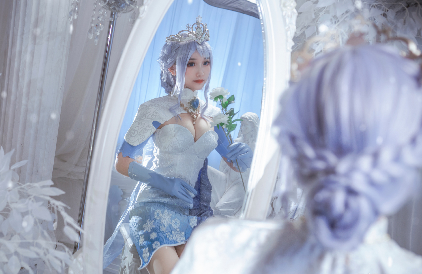 玥颜queen王者荣耀莫邪冰霜恋舞曲Cosplay5