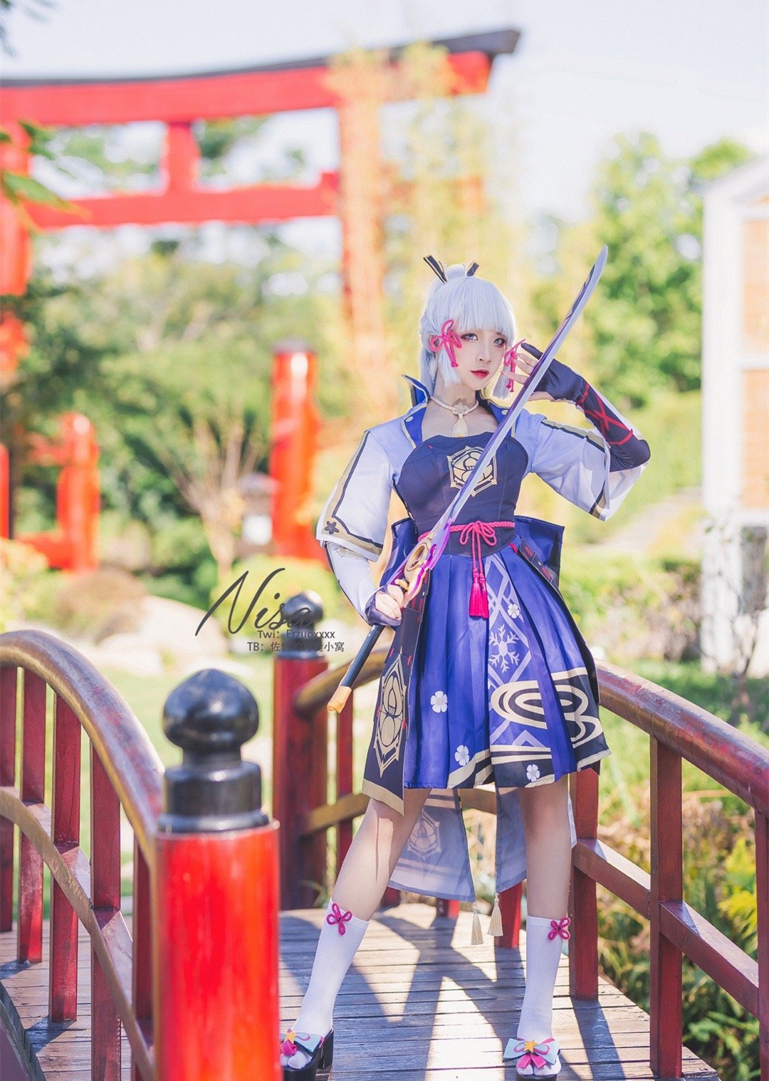 二佐nisa原神神里绫华cosplay3