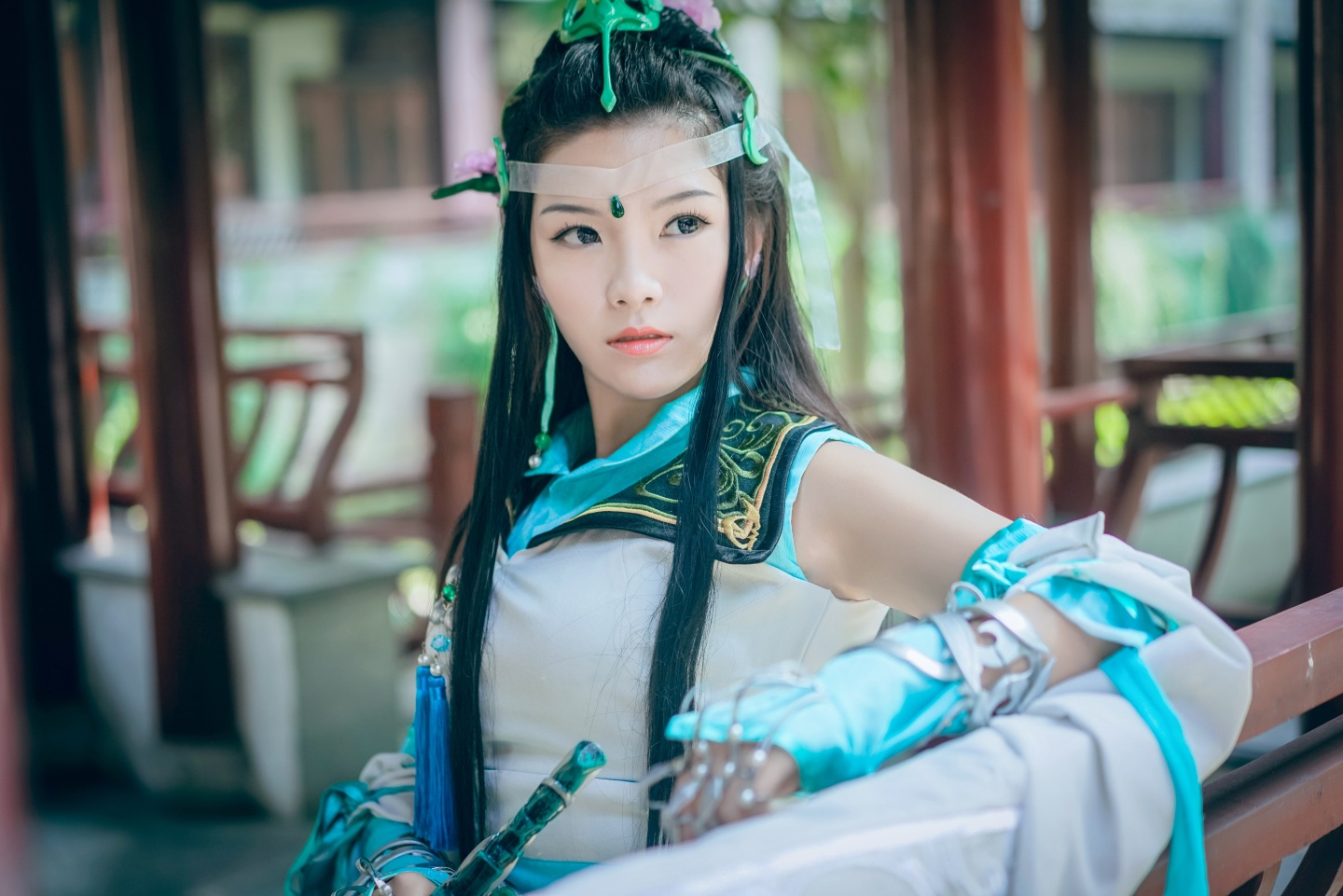 月潋寒殇剑网三长歌门琴娘cosplay6