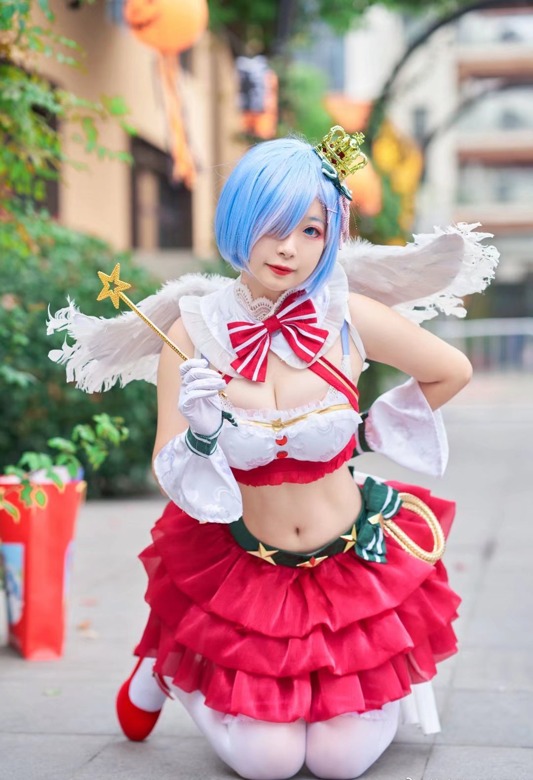 策宝卷卷卷不动re从零开始的异世界生活蕾姆圣诞装cosplay5