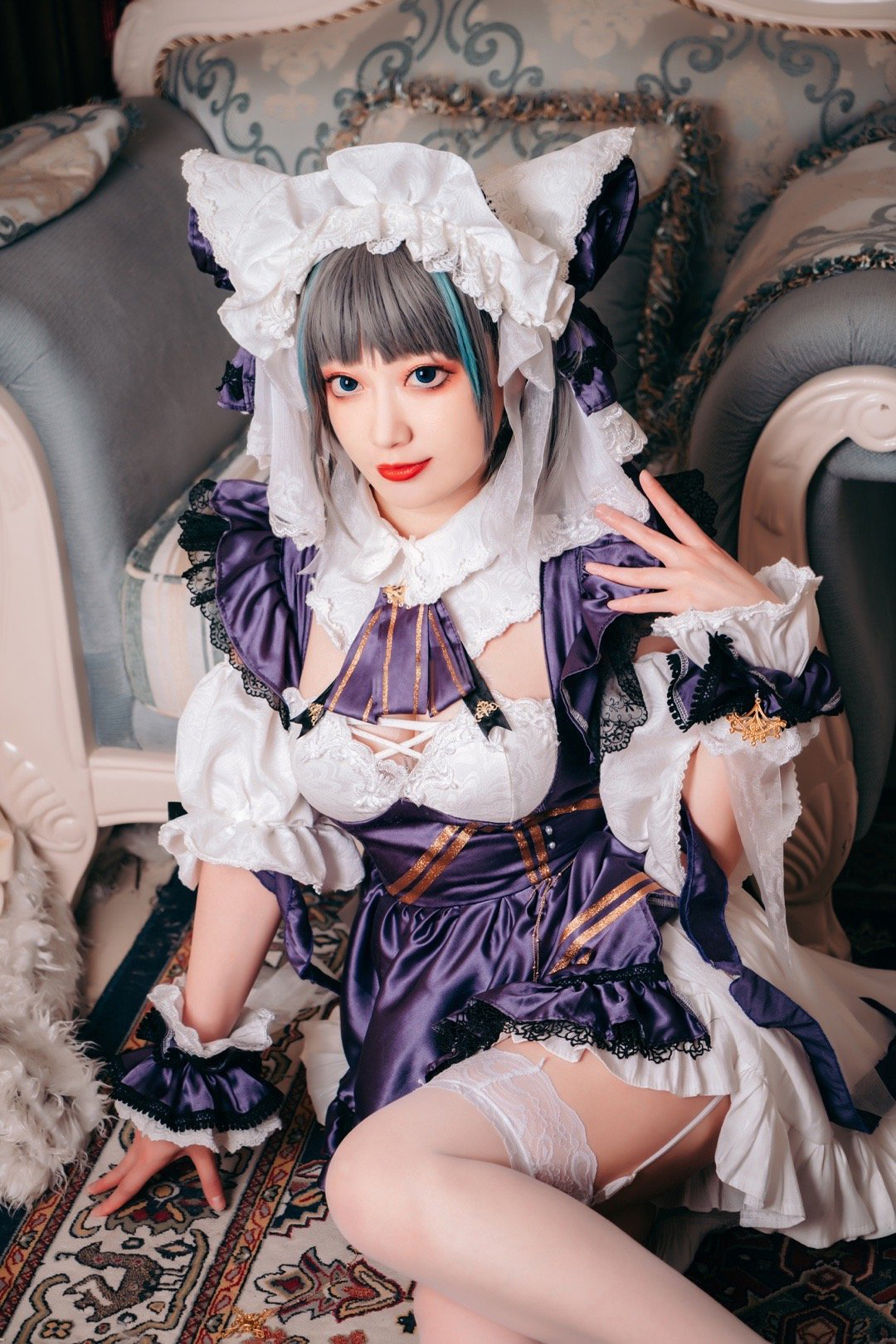 桃墨碧蓝航线柴郡猫CosPlay8