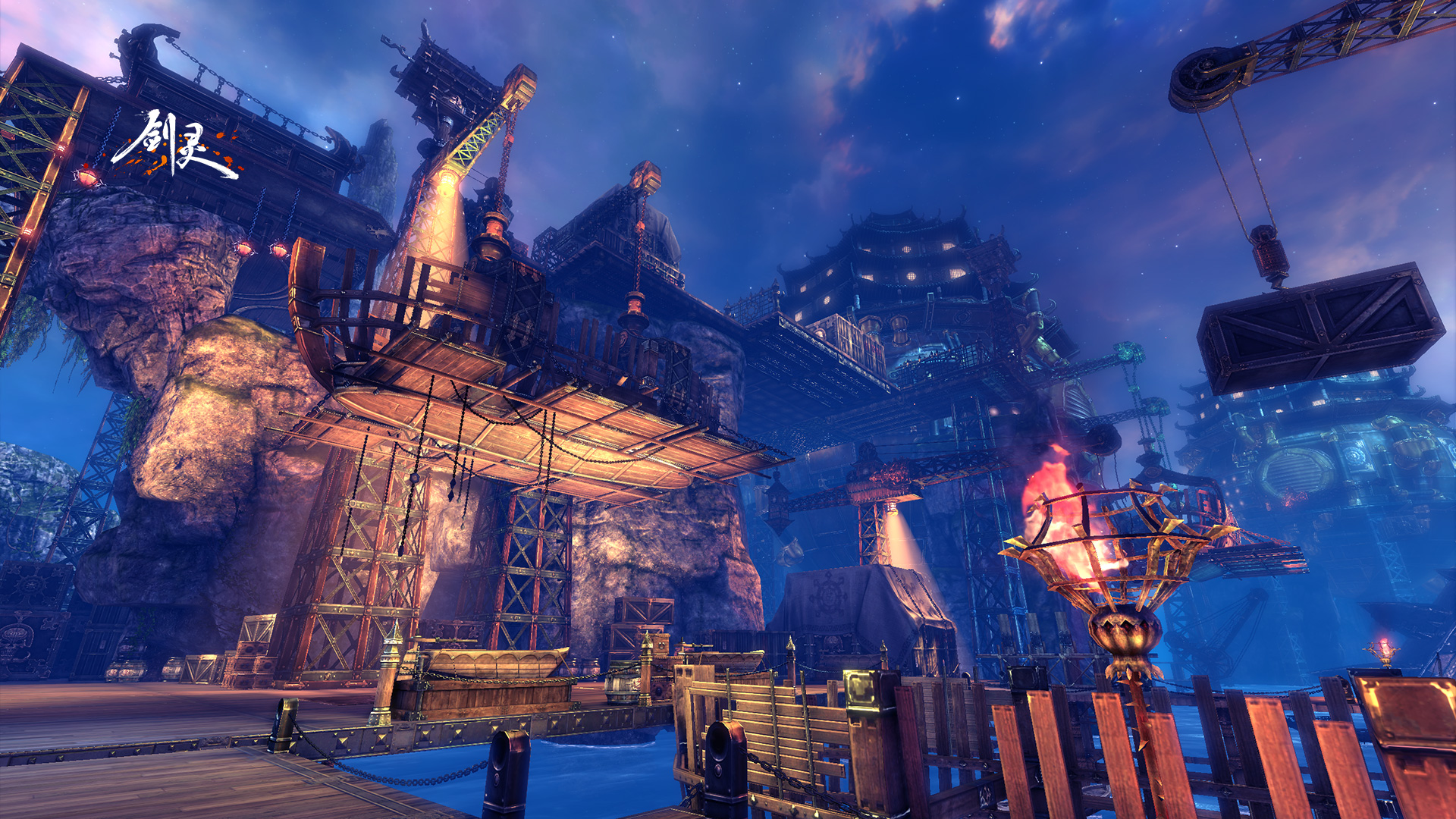 剑灵原画场景壁纸