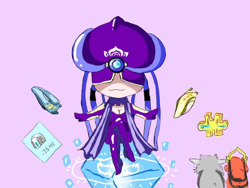 21:41:07画友·插画同人  |天诺莲妈lotus星际战甲warframe画友扶持