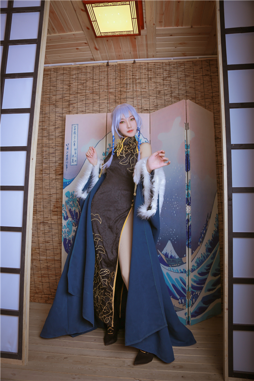 叶唯Vsinger星辰幽牡丹Cosplay1