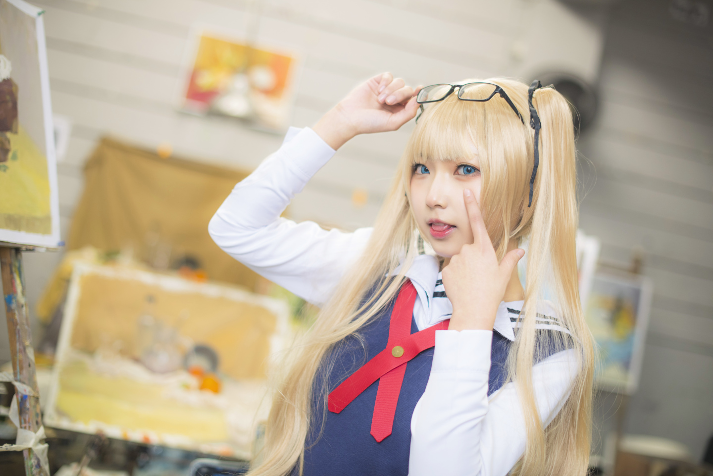 橙喵路人女主的养成方式英梨梨cosplay2