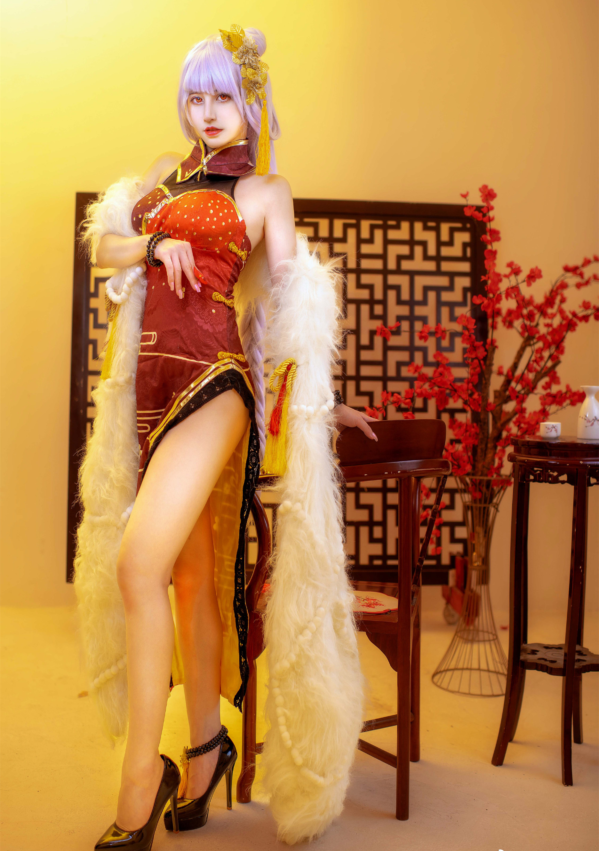 Coser止水决战平安京青行灯子夜华灯cosplay1