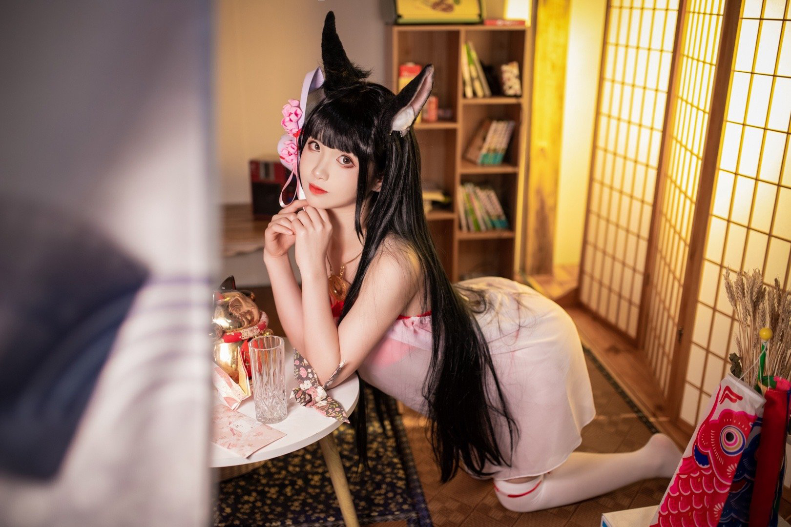 Li画晴碧蓝航线长门CosPlay8