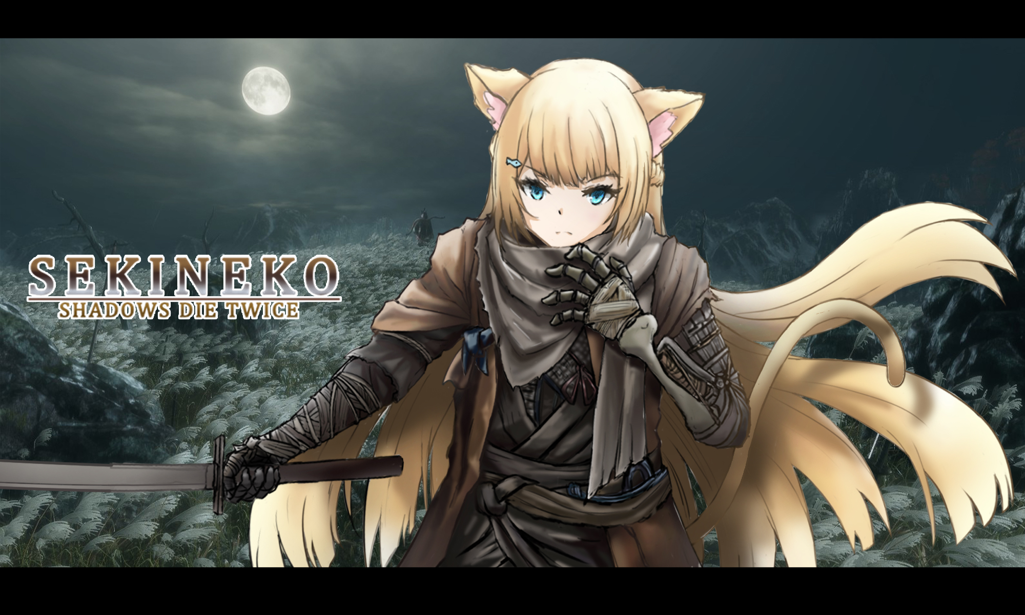 只猫,尝试新画风[思考] 感谢aya的线稿 @花园セレナofficial