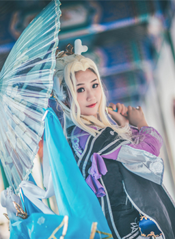 离酱Cosplay剑网三万花朔雪萝莉