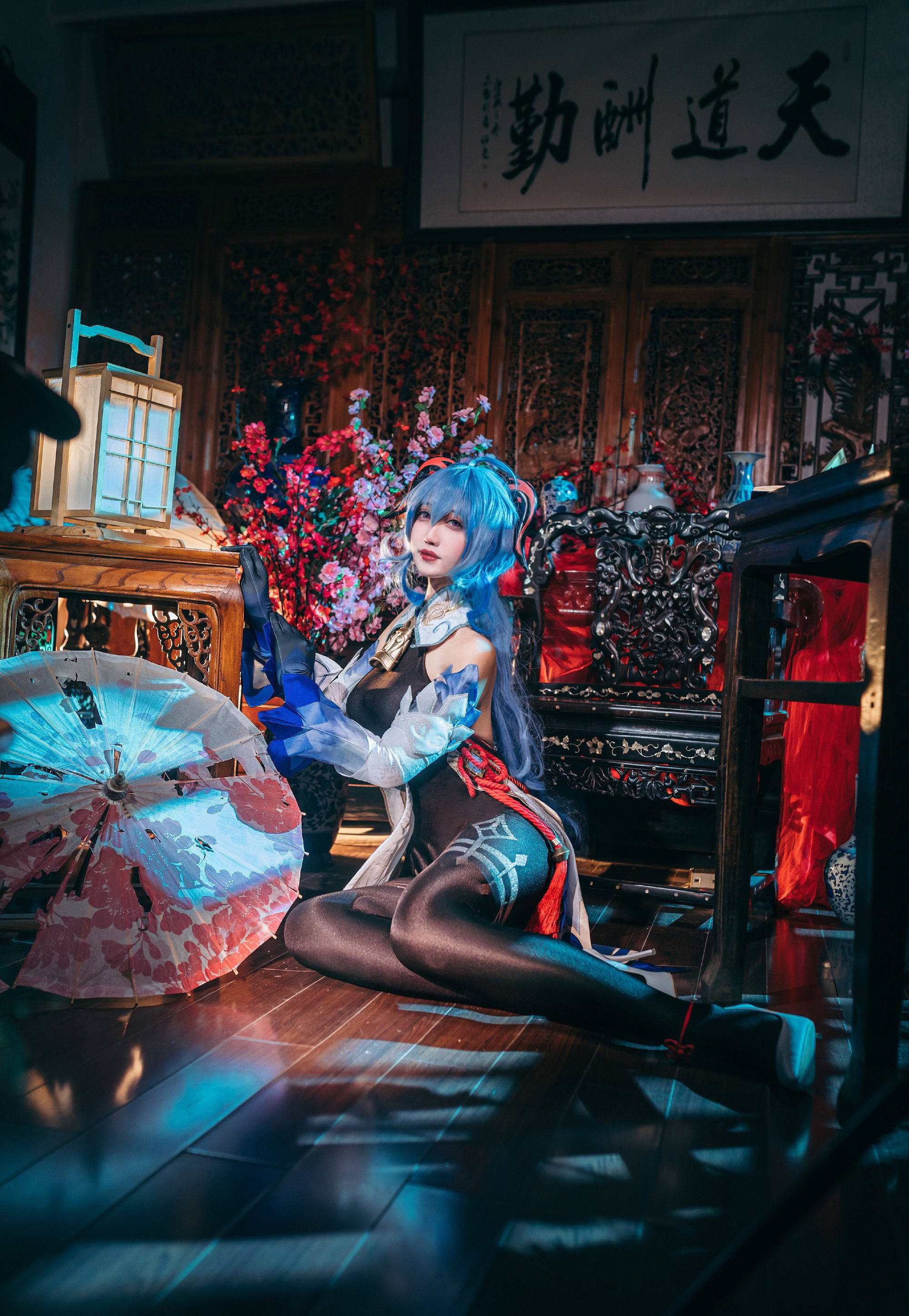 春日桃原神甘雨CosPlay6