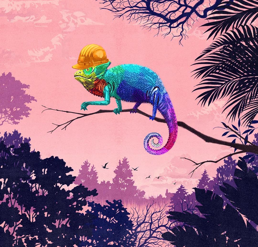 插画分享#  再来一组来自插画师 francesco bongiorni 的作品.