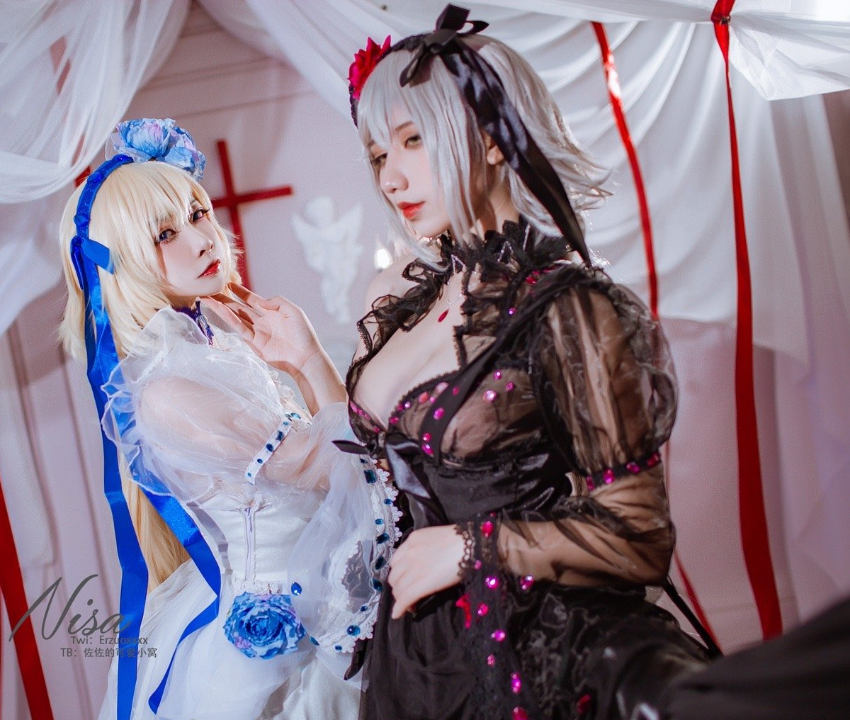 二佐Nisa九曲jean白贞德黑贞德cosplay3