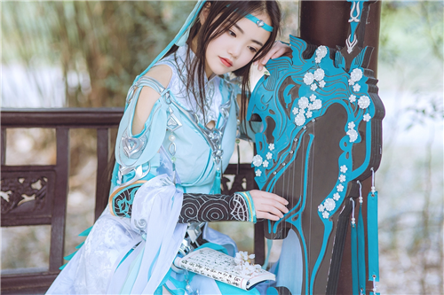 忘川剑网叁雪河琴娘Cosplay6