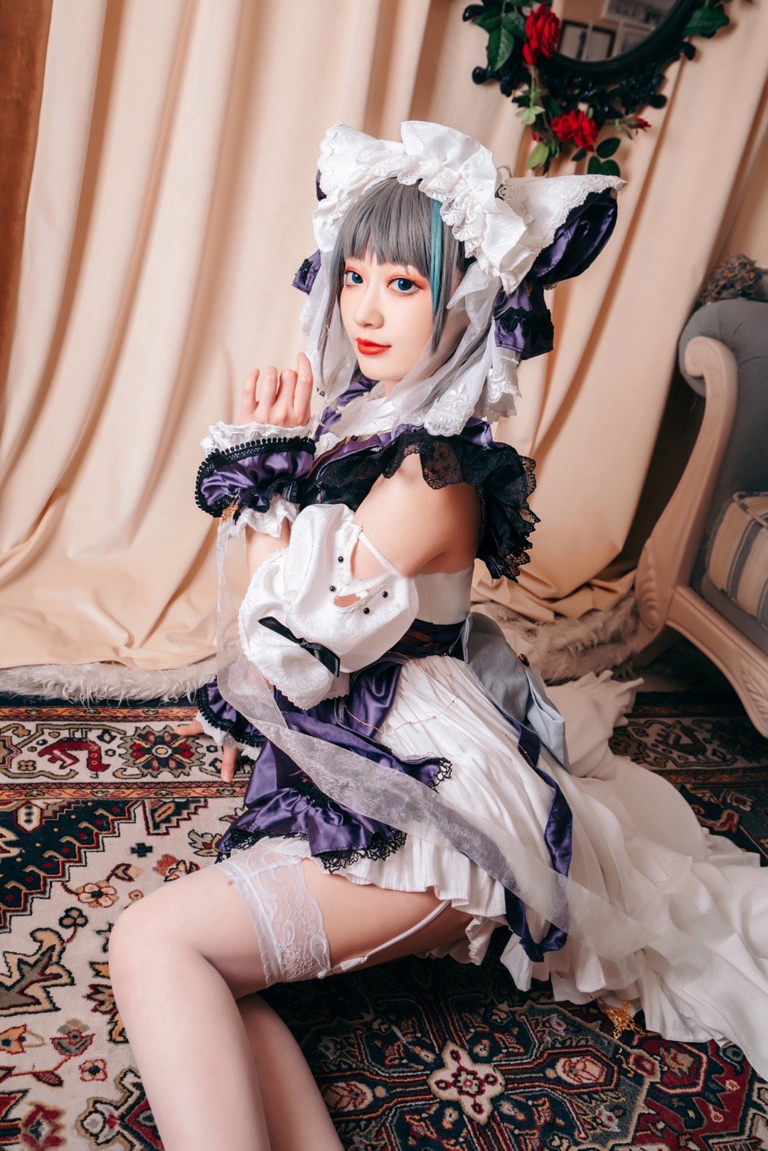 桃墨碧蓝航线柴郡猫CosPlay10