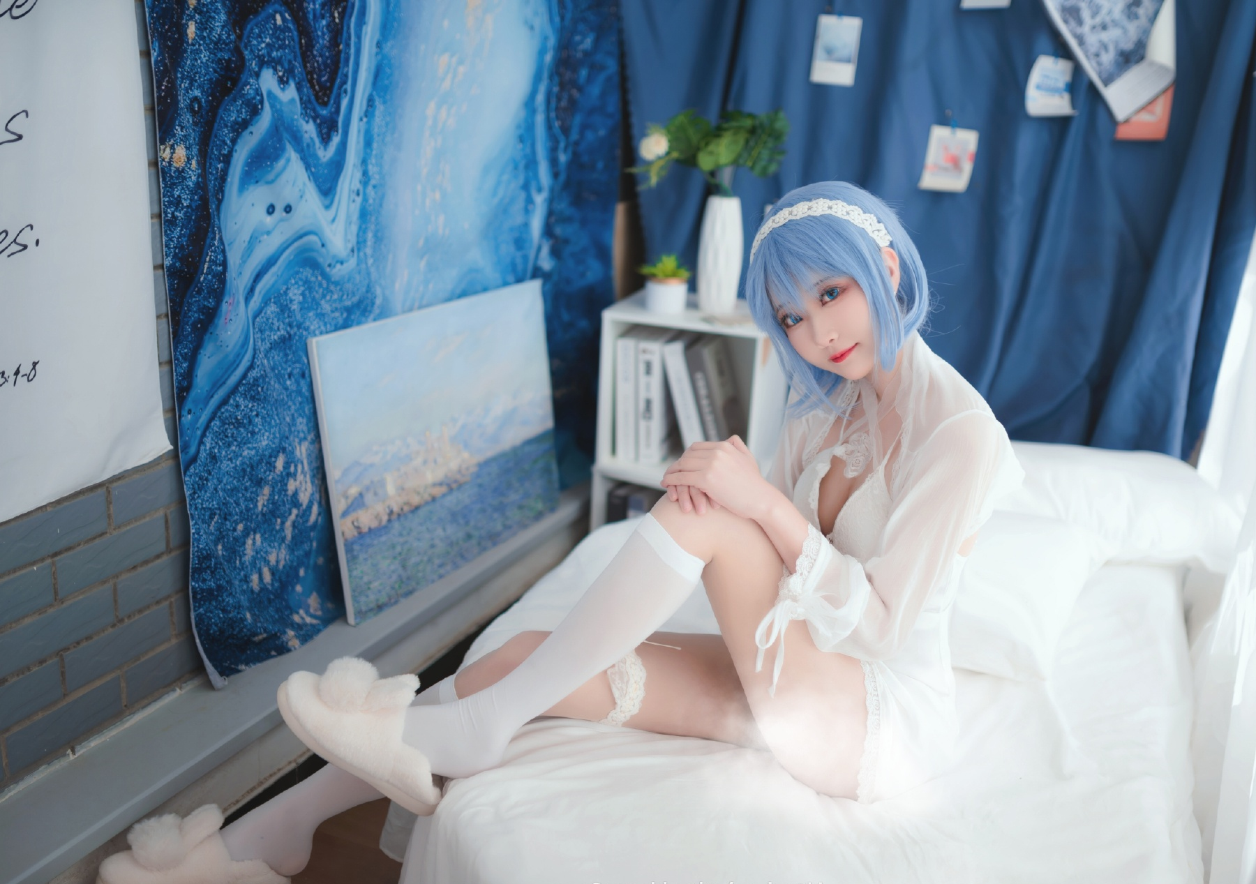 艾瑞碧蓝航线恰巴耶夫白骑兵的假日cosplay5