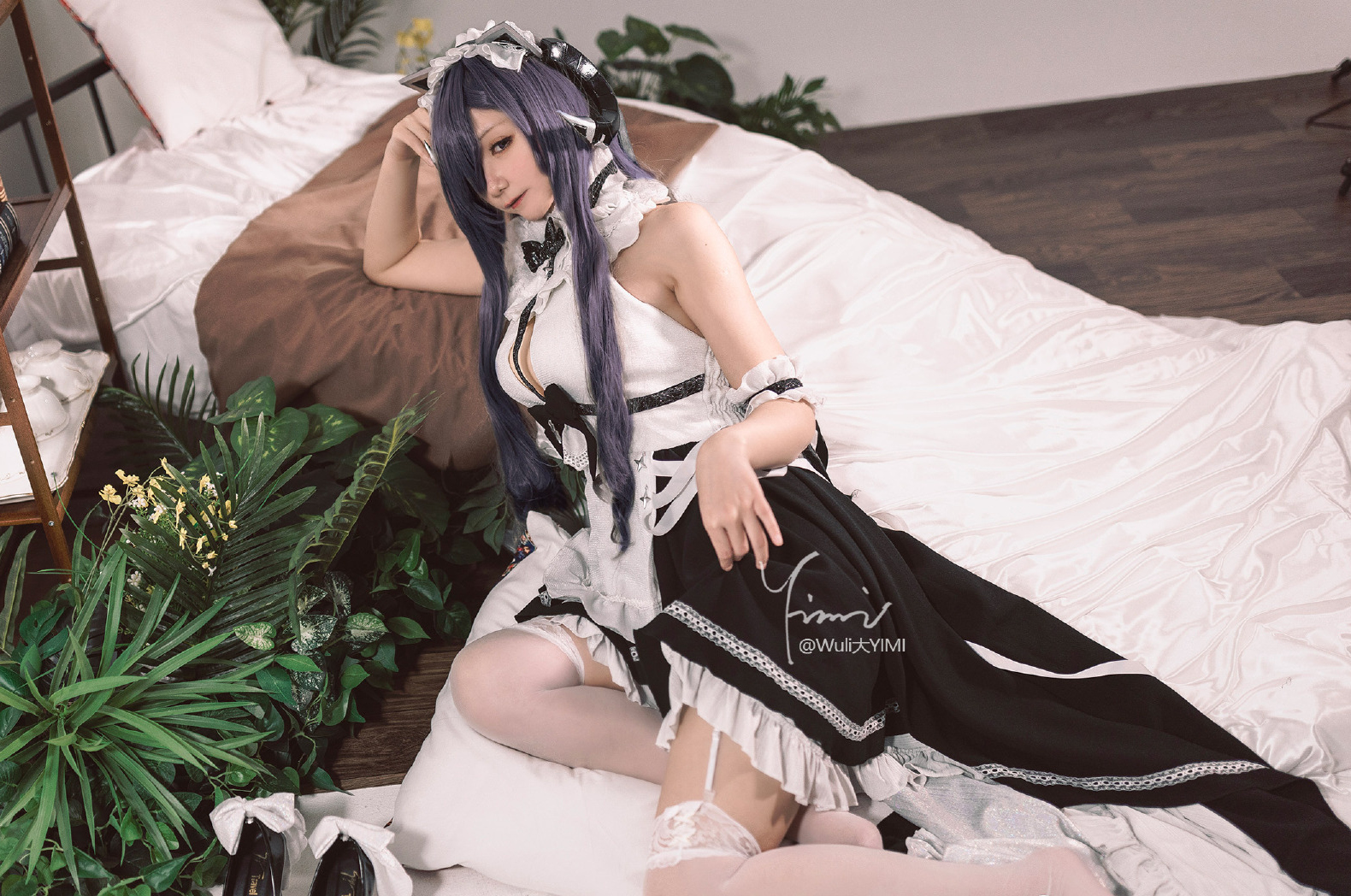 wuli大YIMI奥古斯特冯帕塞瓦尔女仆魔女cosplay6