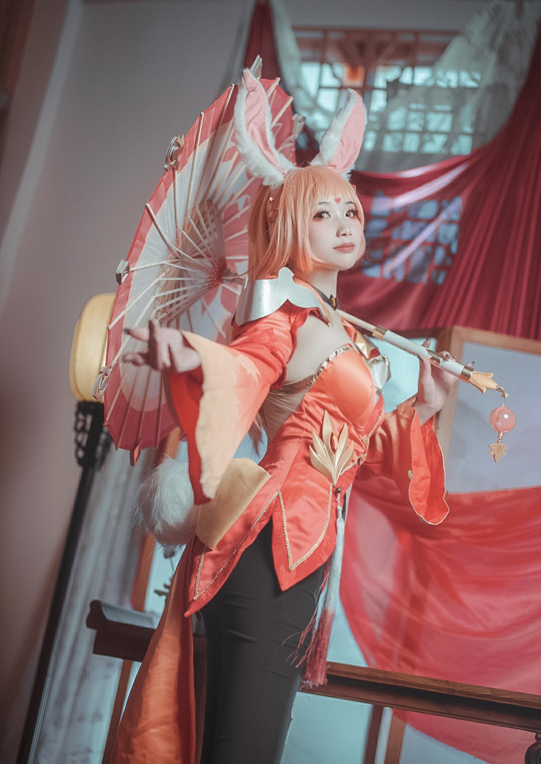 玥颜Queen王者荣耀公孙离原皮Cosplay4