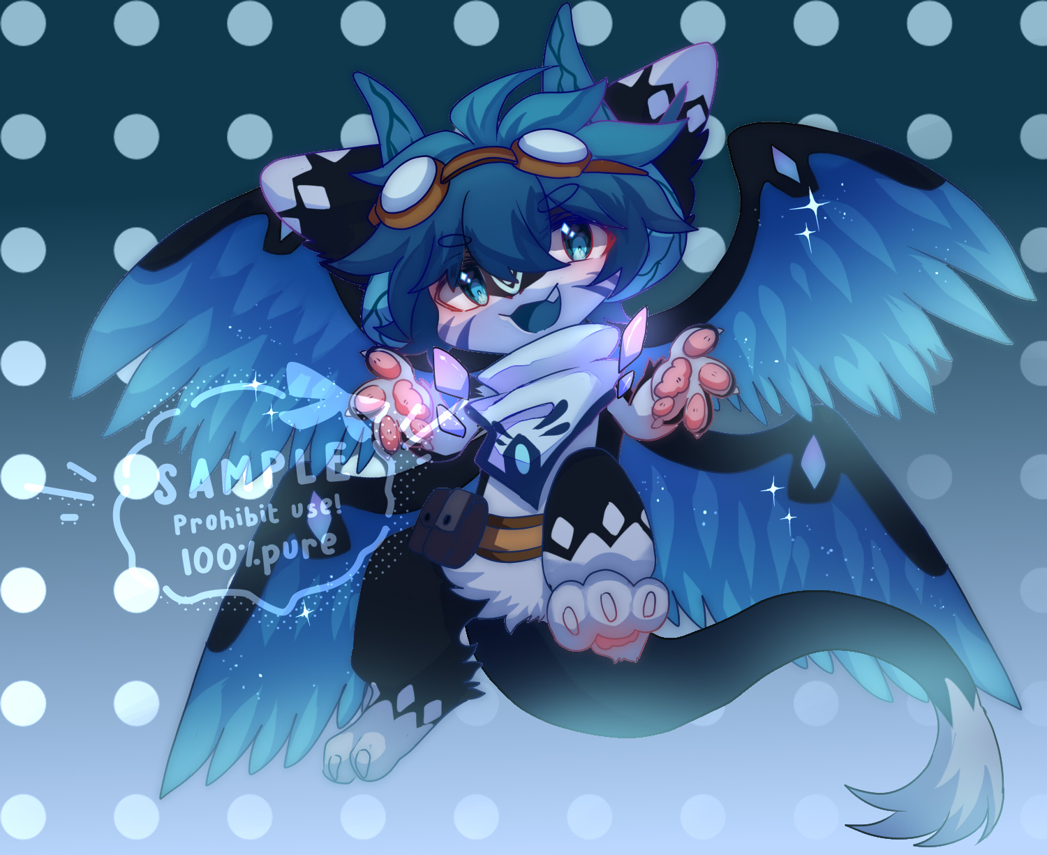 q版 顺便说一嘴那瓶酒的抽奖是四月一开哦 #兽人# #furry# #兽设#浏览