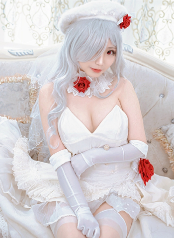 米九dakyo少女前线G36C婚纱花嫁cosplay