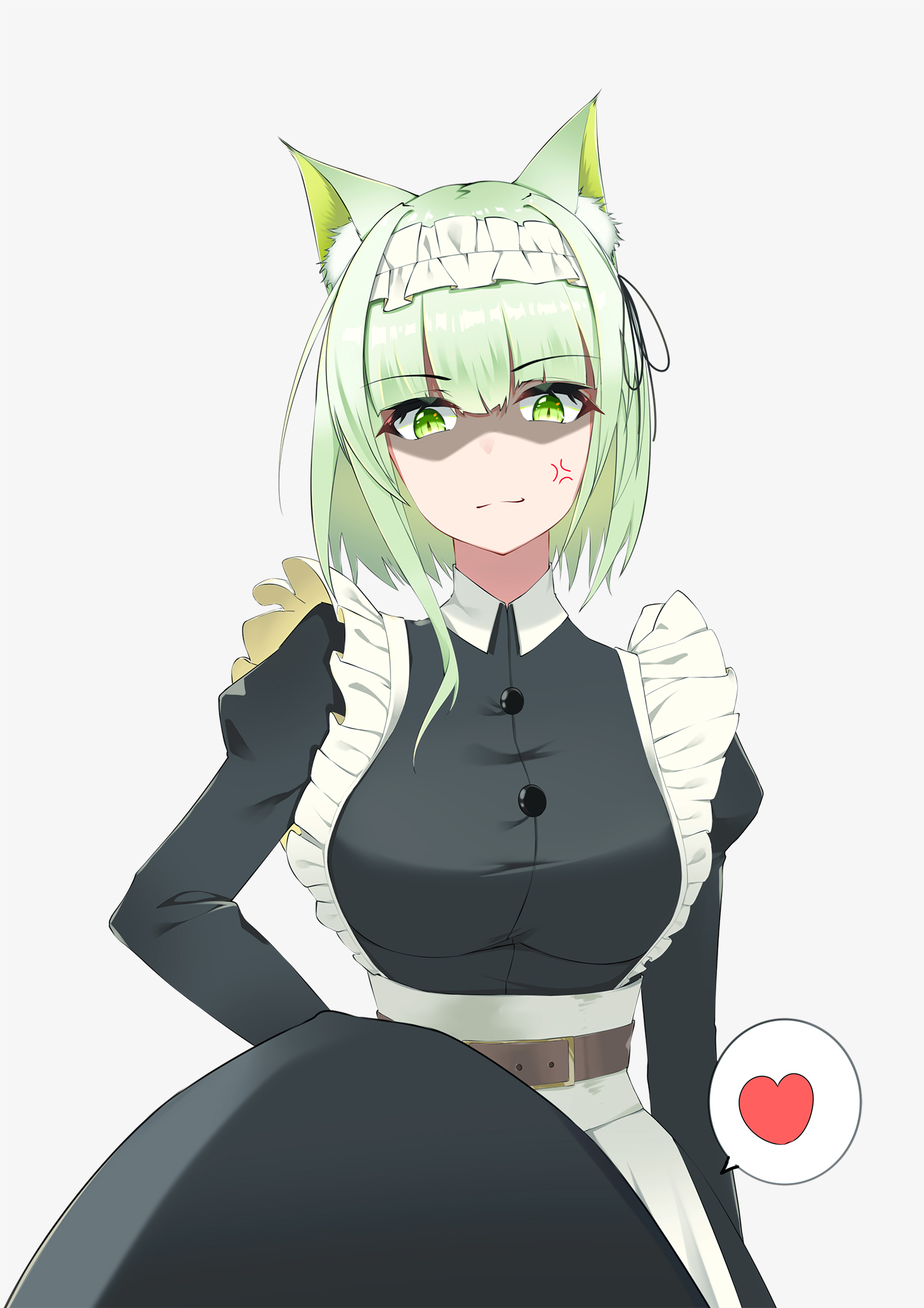 偷偷把换凯尔希的衣服换成女仆装的博士是屑(在作死的边缘试深) [明日