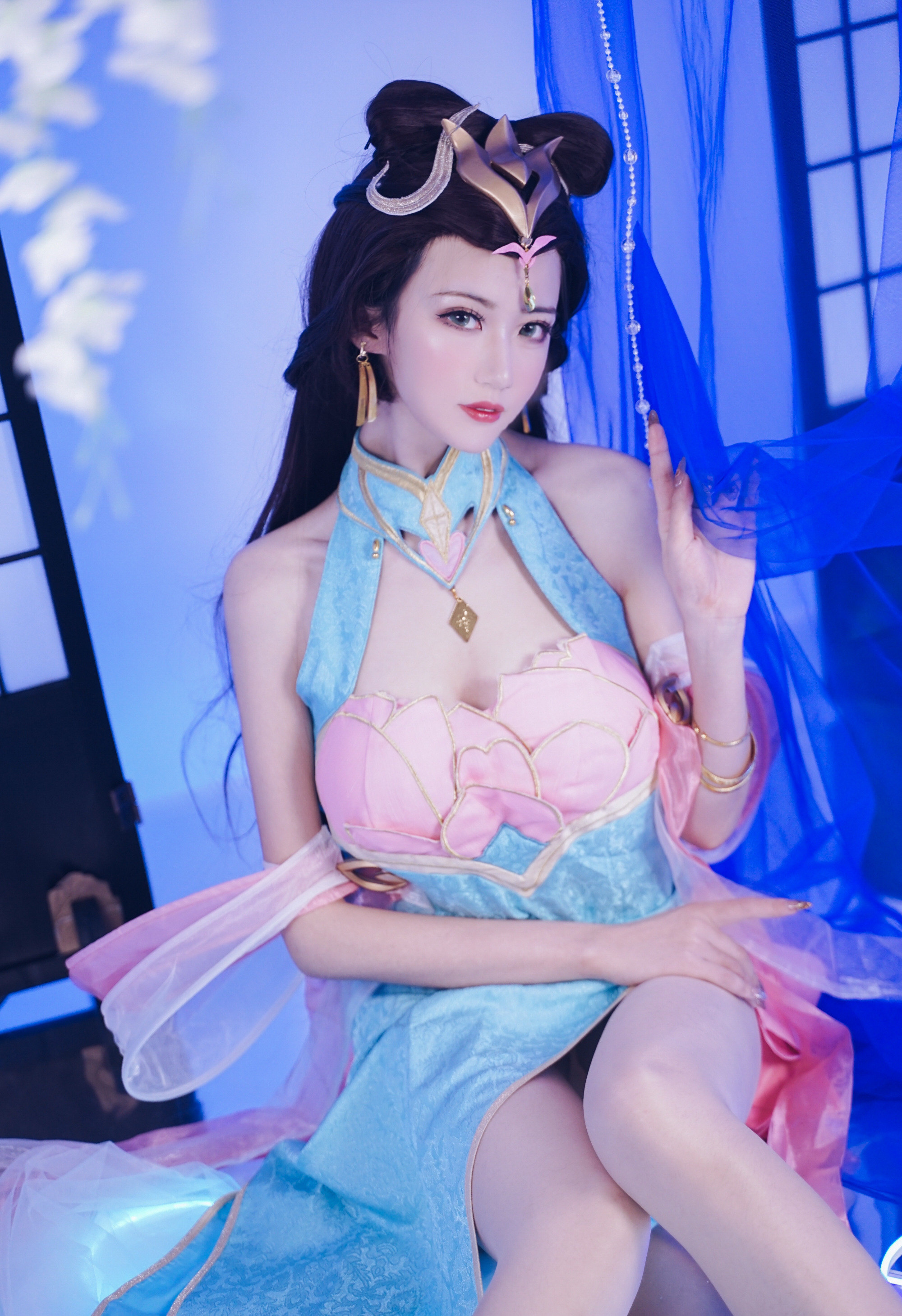 北阑尽夏玉环旗袍cosplay7