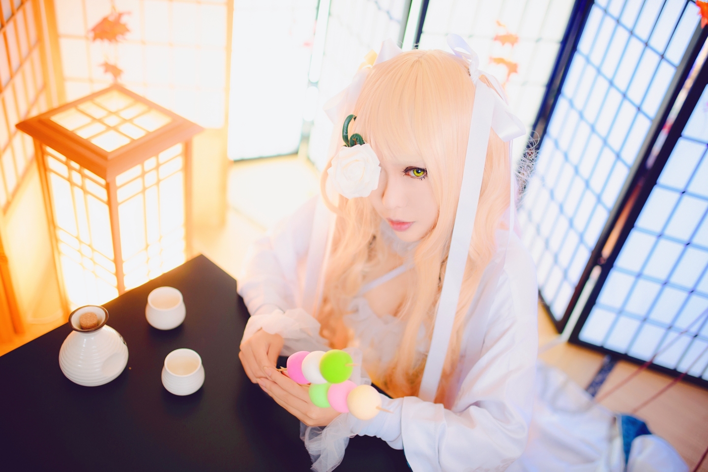 兰氏城蔷薇少女雪华绮晶CosPlay8