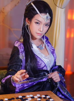 月潋寒殇Cosplay剑网三万花秦风花姐