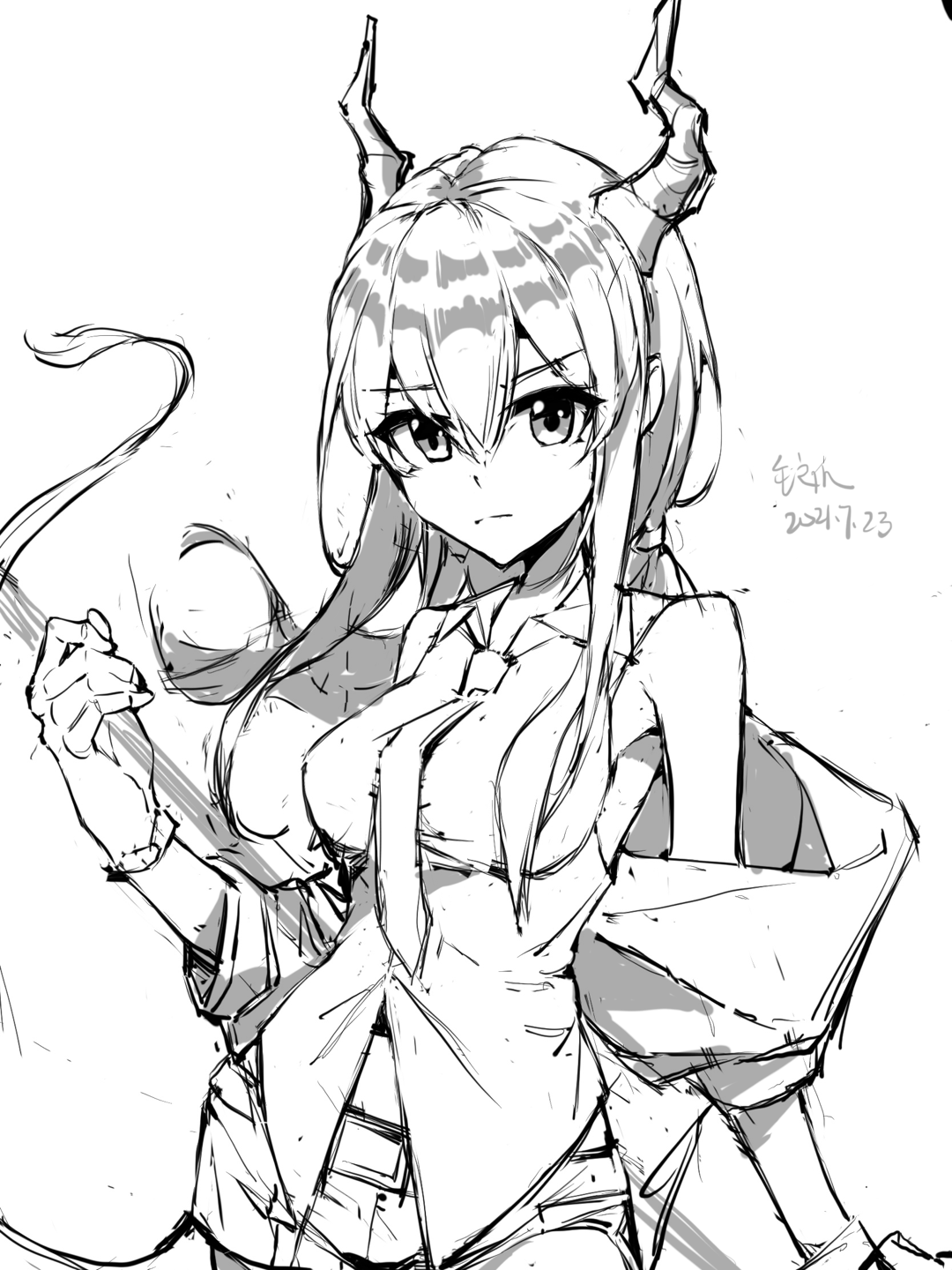 绘画##明日方舟##陈