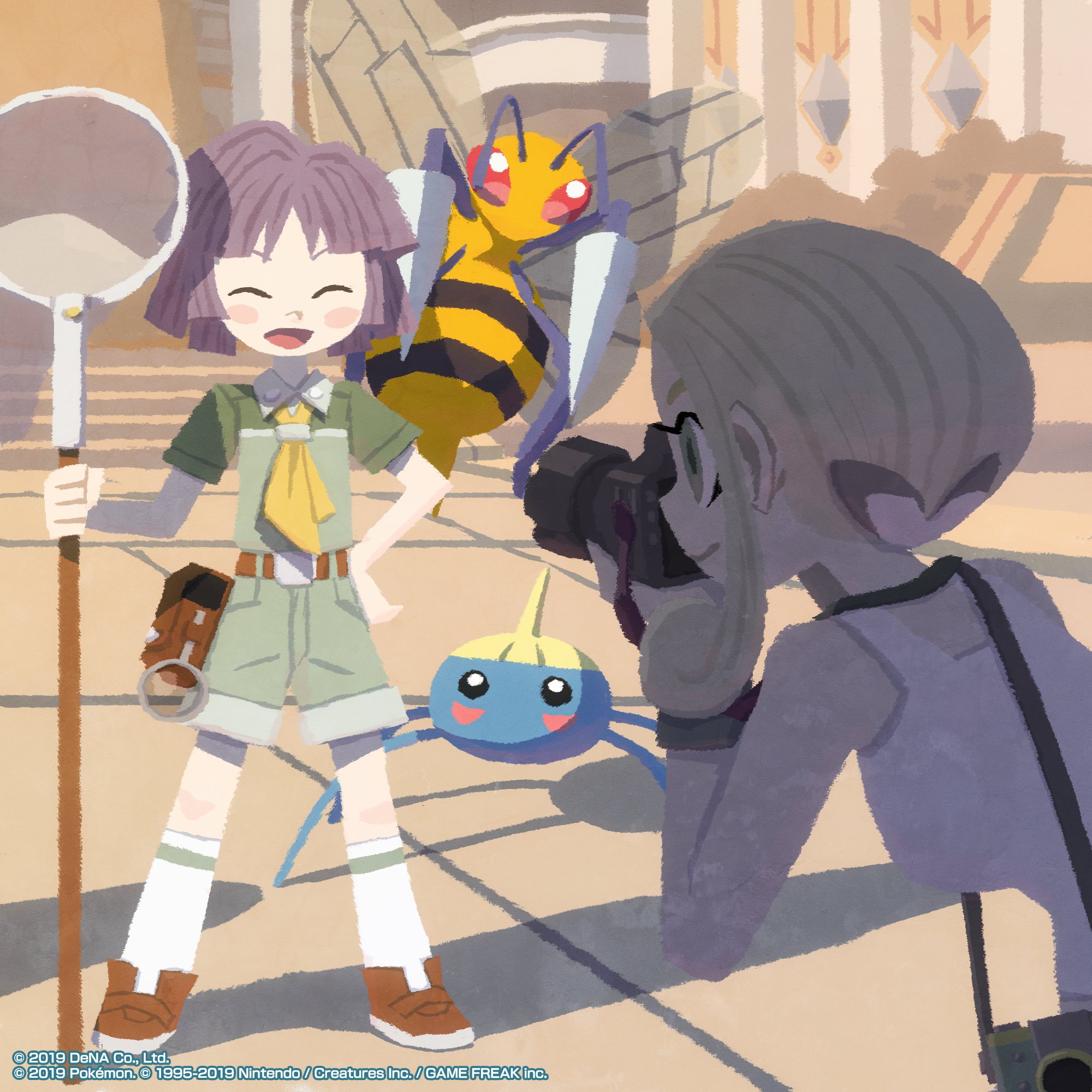 宝可梦# #精灵宝可梦# #pokemonmasters#  明明紫罗兰拍的是合照却