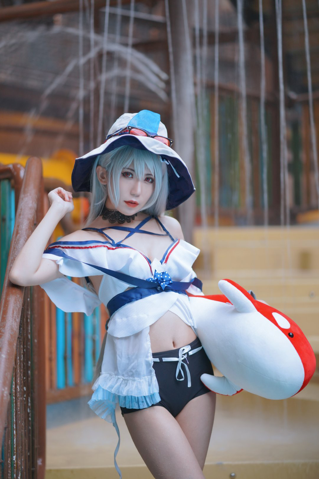 奶猫明日方舟斯卡蒂cosplay2